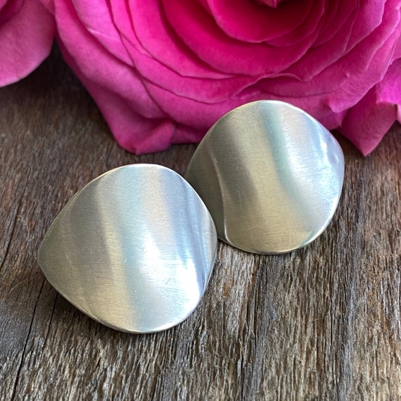 Georg Jensen Sterling Modernist Earrings