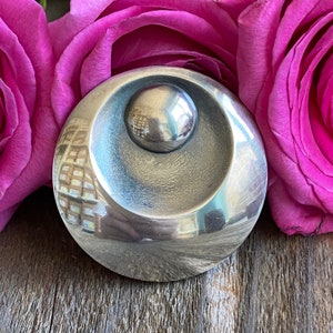 Finnish Modernist Silver Brooch Pin