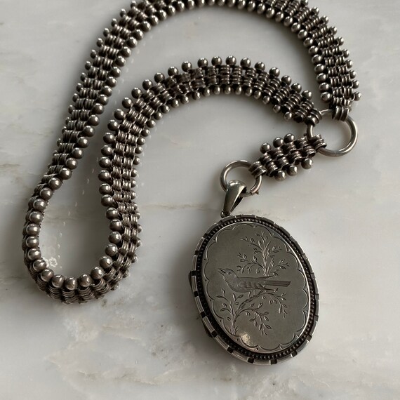 Silver 2024 locket etsy