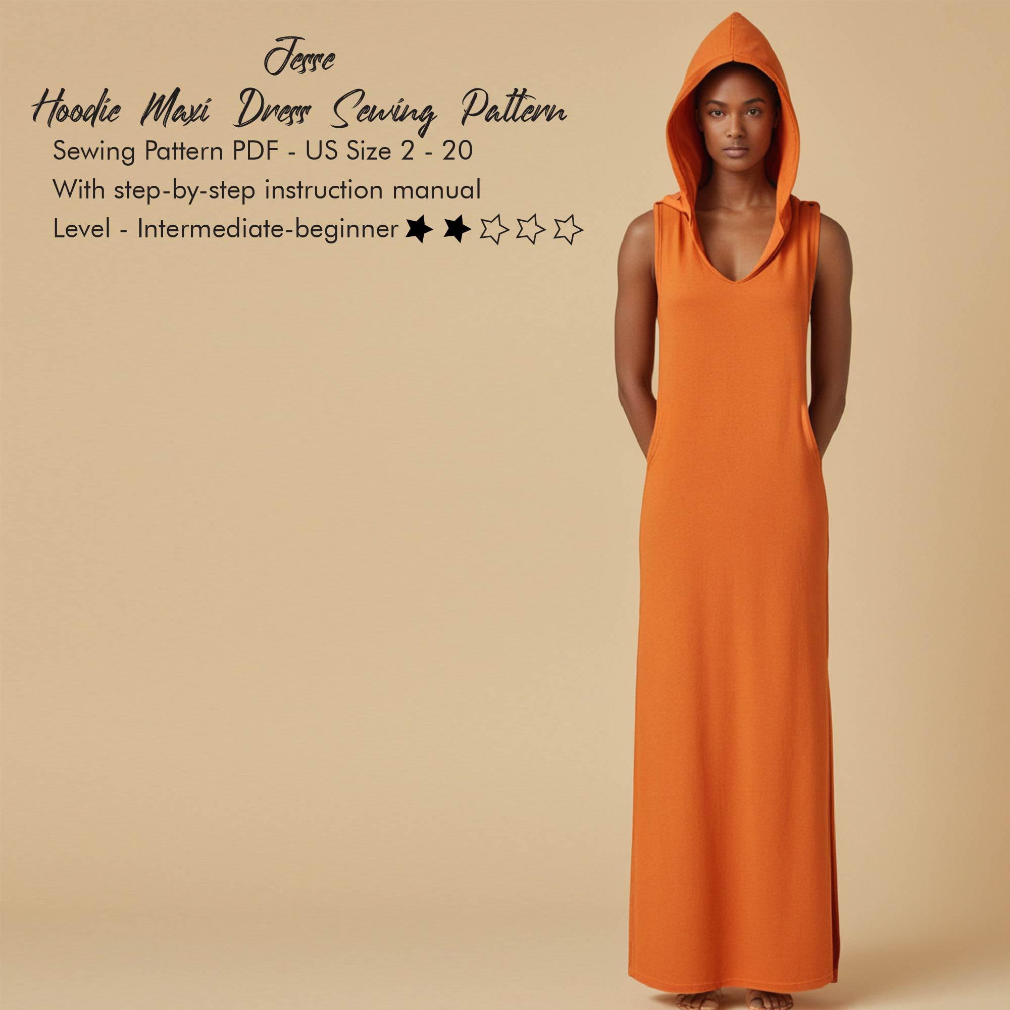chinese dress ladies Black Hooded Sleeveless Maxi Dress – Casual & Chic – GLAM MODA main image 1