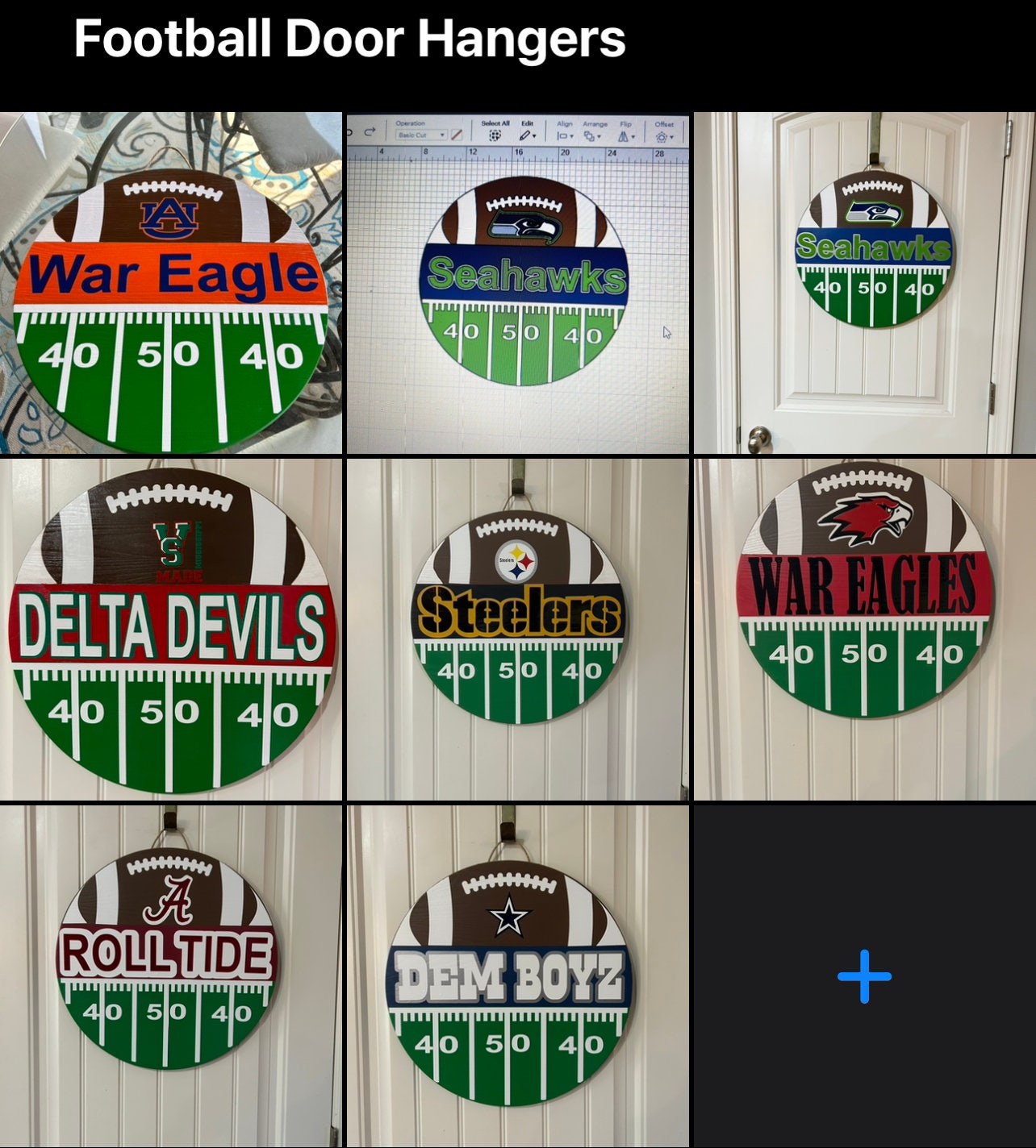 Football Door Hanger