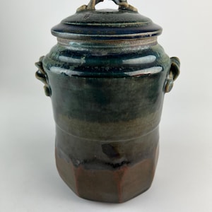 2004 Michigan Artist John Glick Protege Melissa Vaughn Studio Pottery Jar