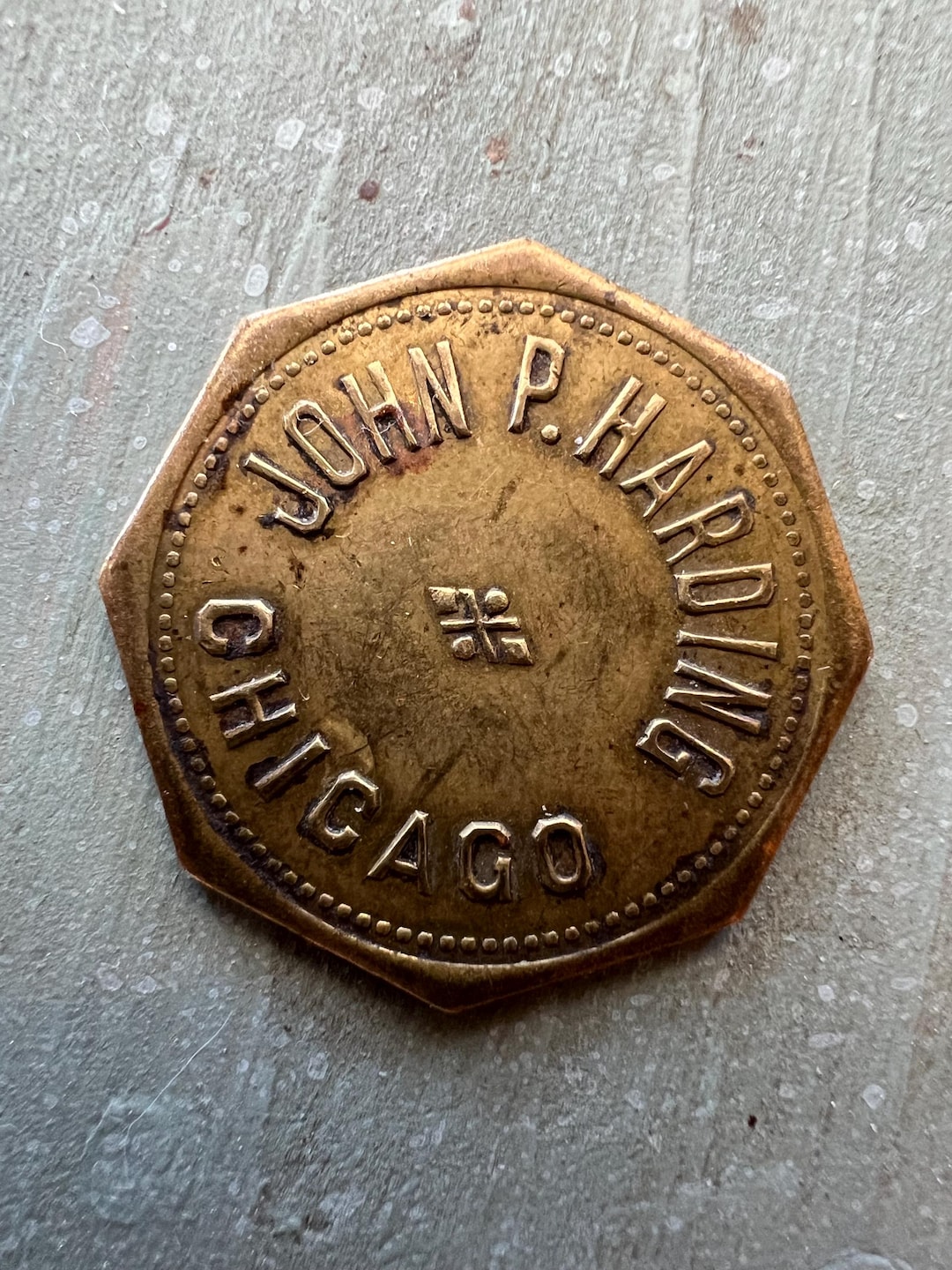 Vintage 1920s John P. Harding Chicago Token (25 Mms) - Etsy