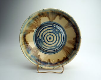Glen Lukens Art Deco Drip Glaze Bowl - 1938 Listed Artist