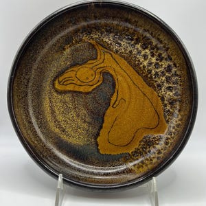 Listed MCM Chicago Illinois artist Edna Arnow (1921-2013) studio pottery bowl form SIGNED