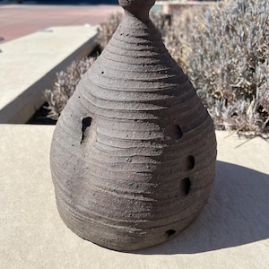 Signed Erickson Weed Pot Vase, 1968 MCM Iron Reduction