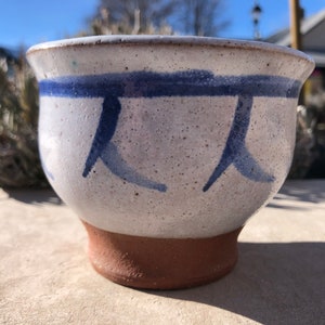 Vintage Pacific Stoneware Cup: Bennett Welsh Signed Red Clay Vessel