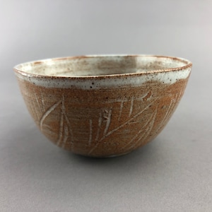 Circa 1950 Original Altered pottery Studio Bowl by Listed Sacramento Artist Elizabeth H. Clewe (1917-2010) SIGNED for the MCM decor & More