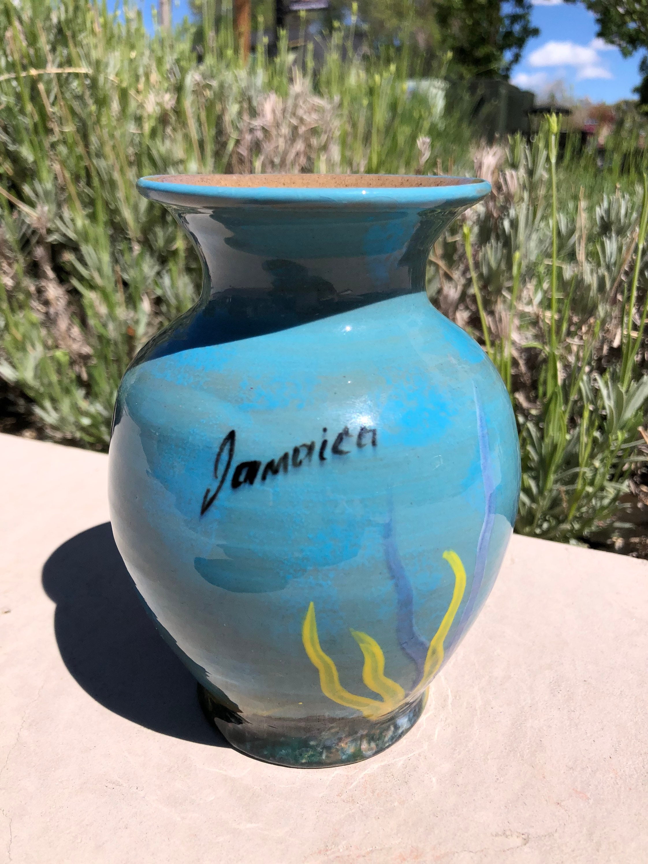 Vintage Original Wassi Art Jamaican Jamaica Art Pottery Vase Etsy