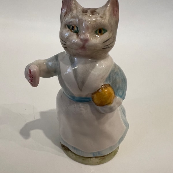 "Tabitha Twitchett" di Beatrix Potter F. Warne & Company Limited Copyright 1961 Beswick Inghilterra FIRMATO perfetto per l'arredamento del cottage