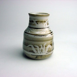 MCM Marjory Zoet Bankson Wax Resist Vase: Signed Louis Mideke Protege