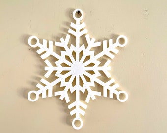 3D Snowflake -  Christmas Decor. Let it Snow, cold, brrr