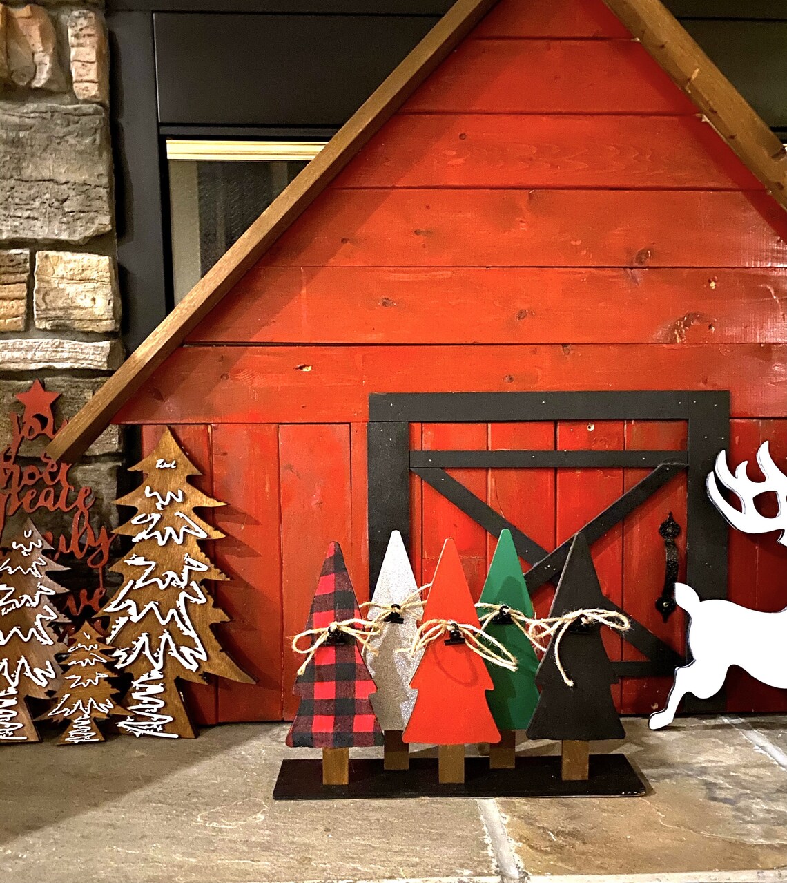 Christmas Tree Frame Art Stand Iron Clips for Pictures or Etsy UK