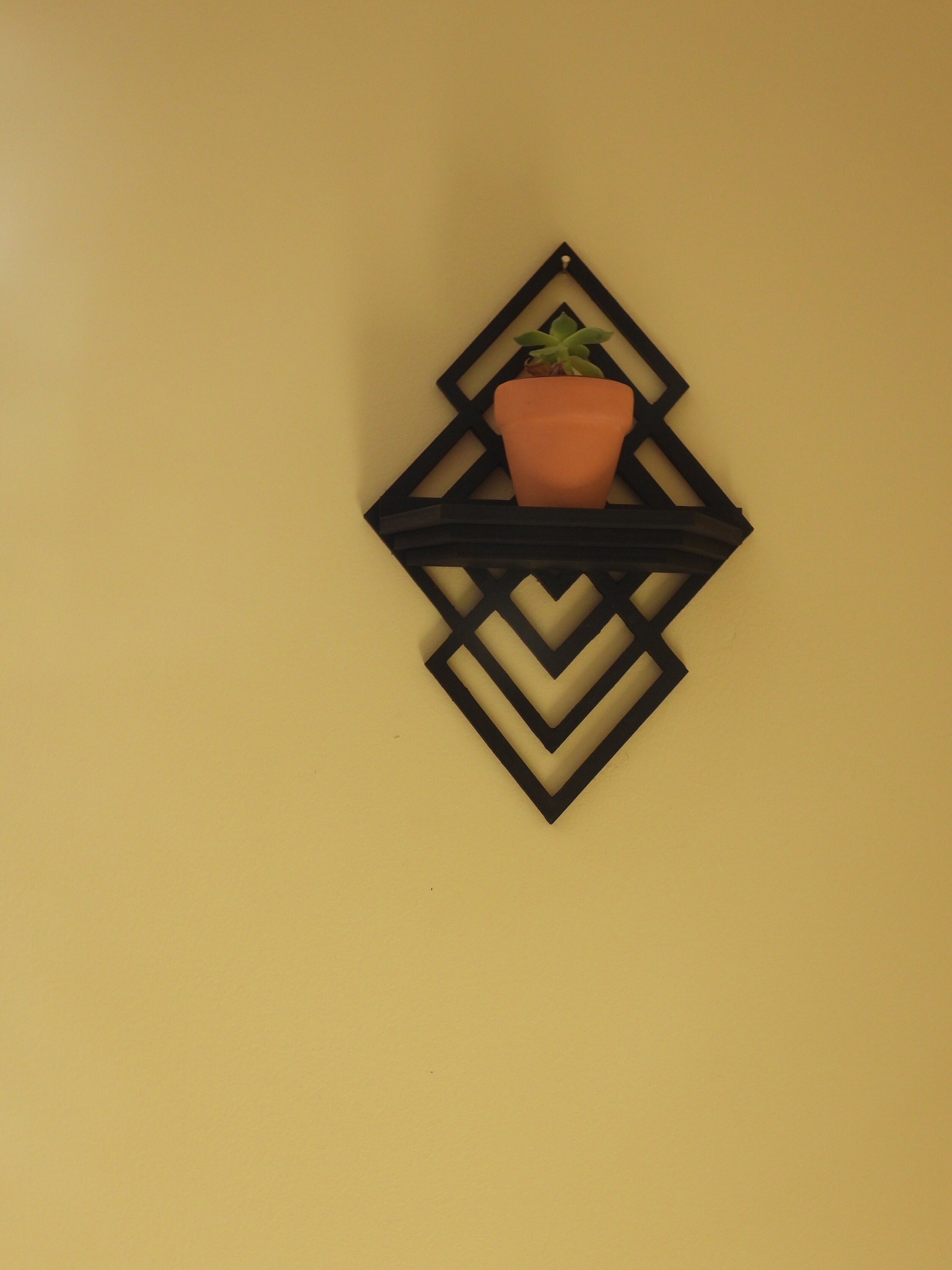 Black Wall Shelf Etsy