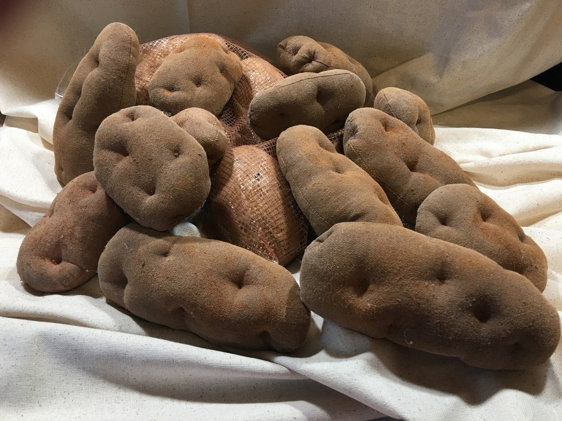 Handmade Potatoes Potato Spuds Fake Food Fake Potato Food Etsy