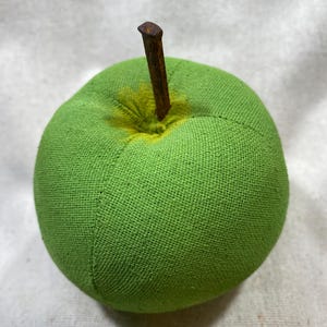 Granny Smith, PRICED AT 8.25 EACH, Green Apples,  Primitive Apples, Handmade Apples, Granny Smith Apples, Apple Bowl Filler, Stuffed Apple