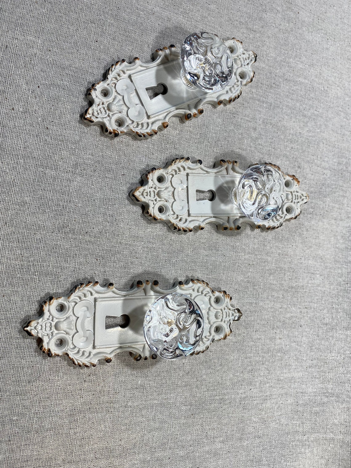 Vintage Door Knob Wall Hooks Glass Type Door Knob Hooks Etsy