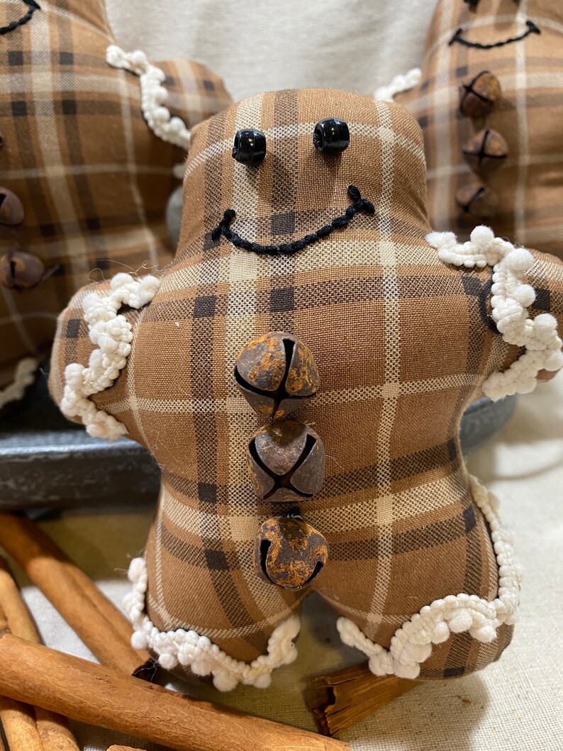 Gingerbread Men Gingerbread Man Christmas Ginger Bread Primitive