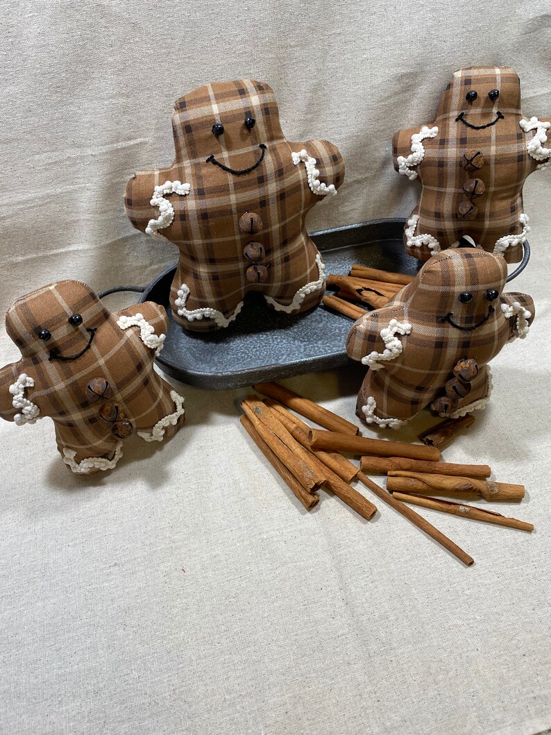 Gingerbread Men Gingerbread Man Christmas Ginger Bread Primitive