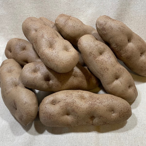 Handmade Potatoes, Potato, Price is 7.95 each potato! Spuds, Fake Food, Fake Potato, Food Props, Farmhouse Potato's, Country Spud, Taters.