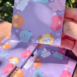BT21 sticky note pad