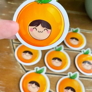 Tangerine Yoongi Sticker