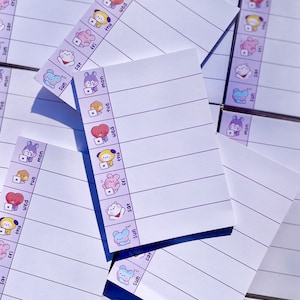 BT21 tygodniowy notatnik planujący