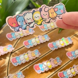 BT21 Kickline Sticker