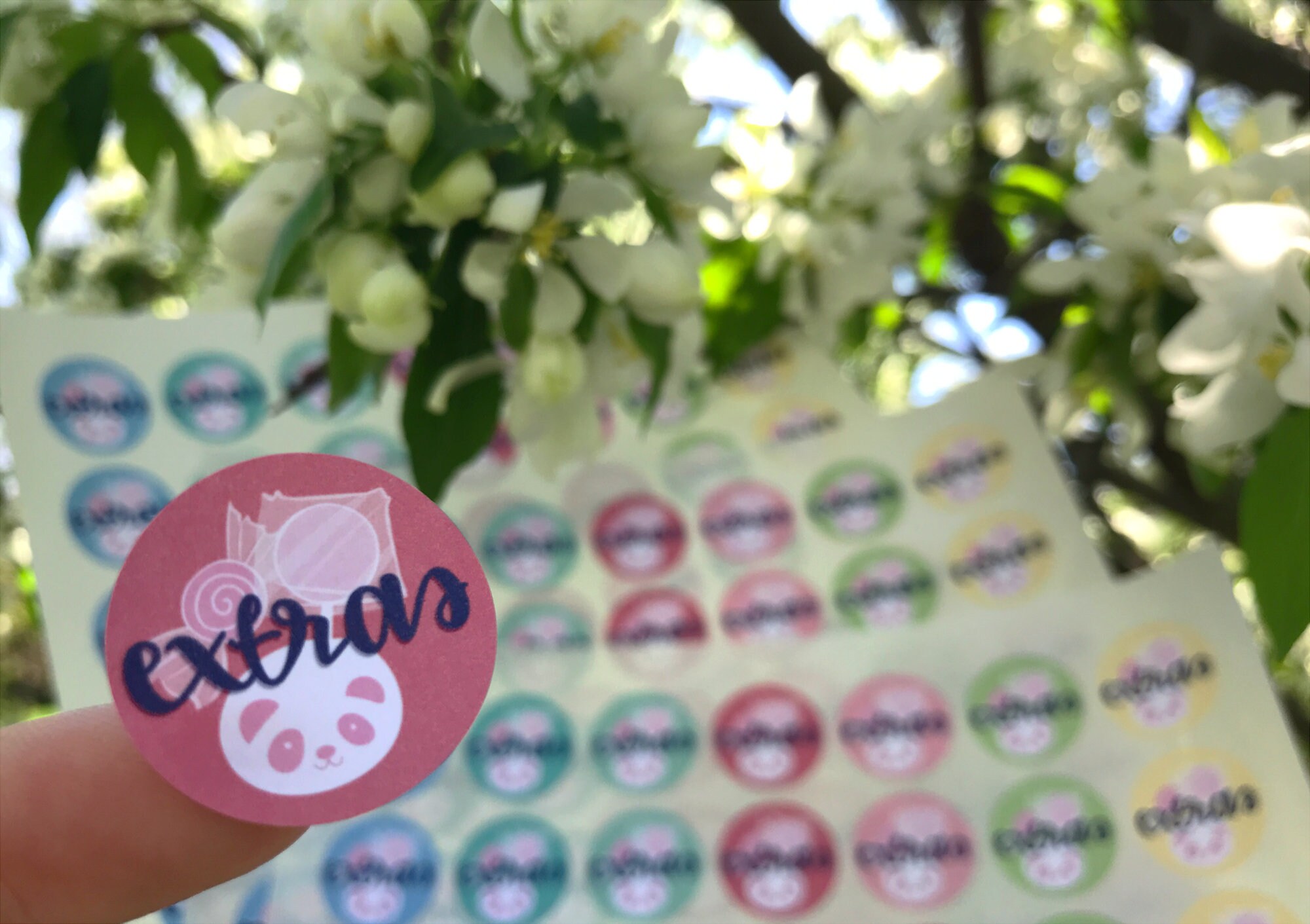 Mini Extras Stickers Etsy