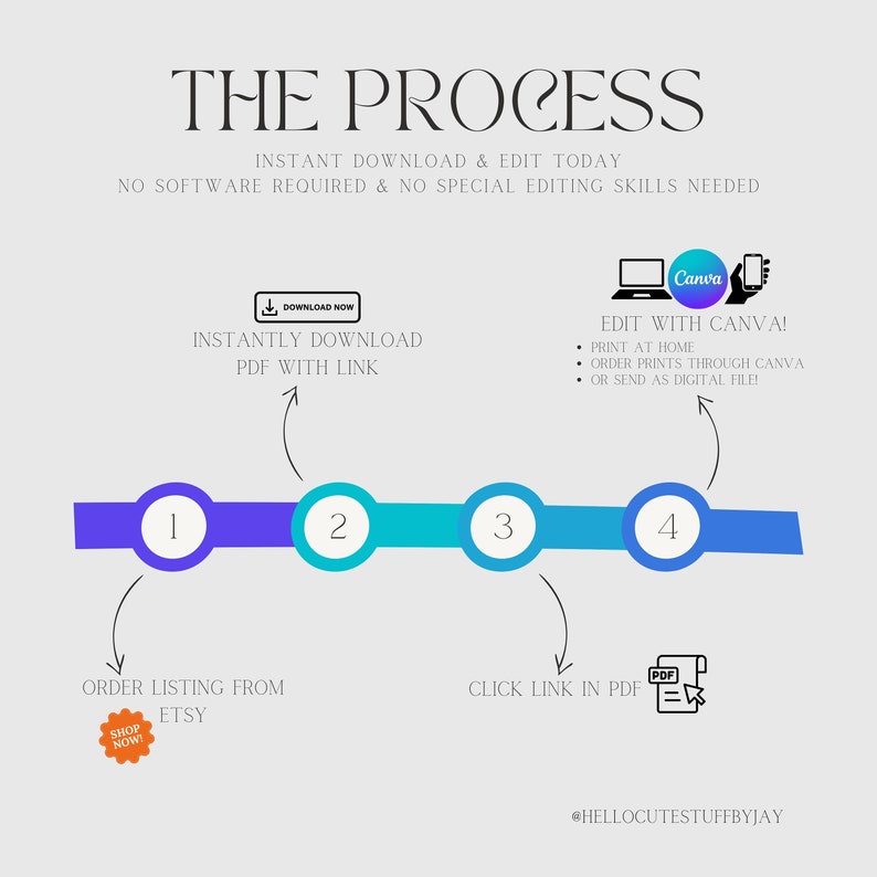 Diamantinbjudan Evite | Canva utskrivbar direktnedladdning bild 4