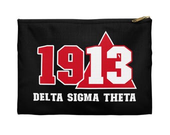 Borsa per accessori Delta Sigma Theta: borsa per il trucco da viaggio