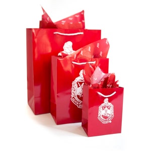 Delta Sigma Theta Gift Bag Set | Crossing Gift | Sisterhood Month | Initiation Gift