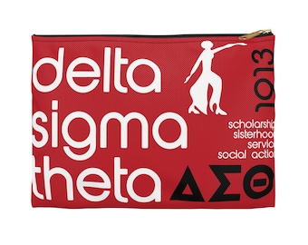 Ultimative Delta-Signatur-Theta-Zubehörtasche - Crossing-Geschenk-Tragetasche für Zubehör