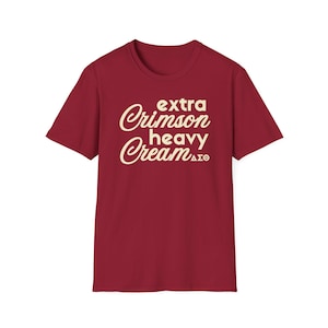 Extra Crimson Heavy Cream Delta Sigma Theta Sorority Fashion Statement T-Shirt