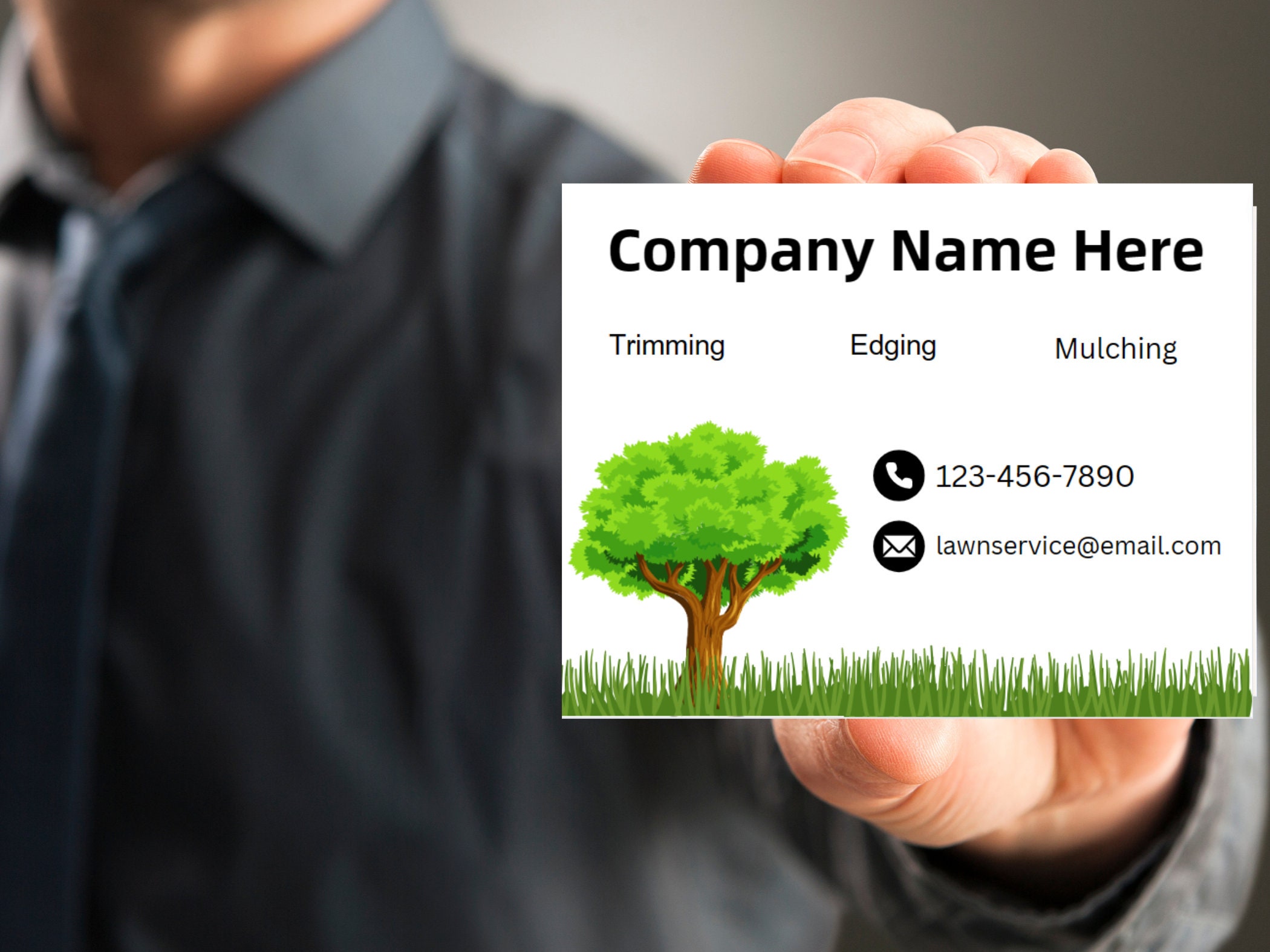 Lawn Service Business Card Template Lawn Business Card Business Card Lawn Service Business Card Template Lawn Business Card Business Card