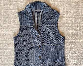 Chaps Sweater Vest - Etsy