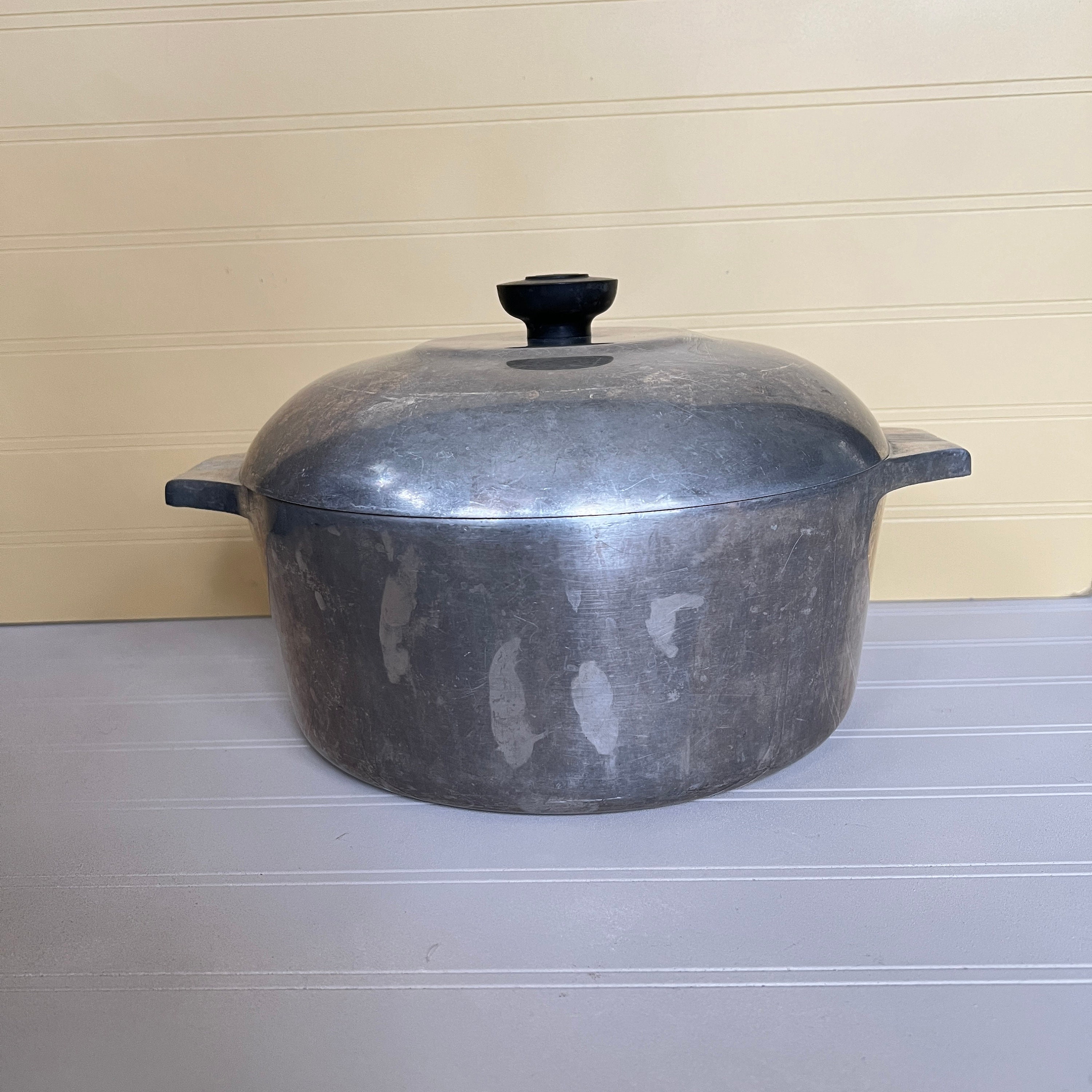 Mavin  Vintage Wagner Ware Sidney-O Magnalite 4248 P Dutch Oven Pot w/ Lid  Roaster