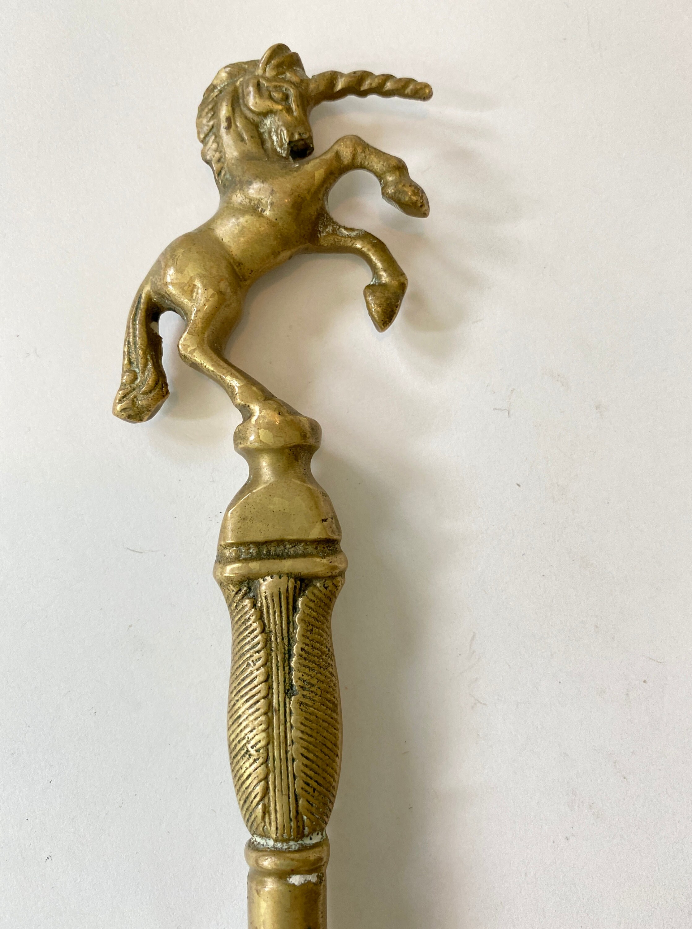 Lungo gatto in ottone figurato Shoehorn home decor solid brass regalo home decor Scarpe Solette e accessori Calzanti e calzascarpe 