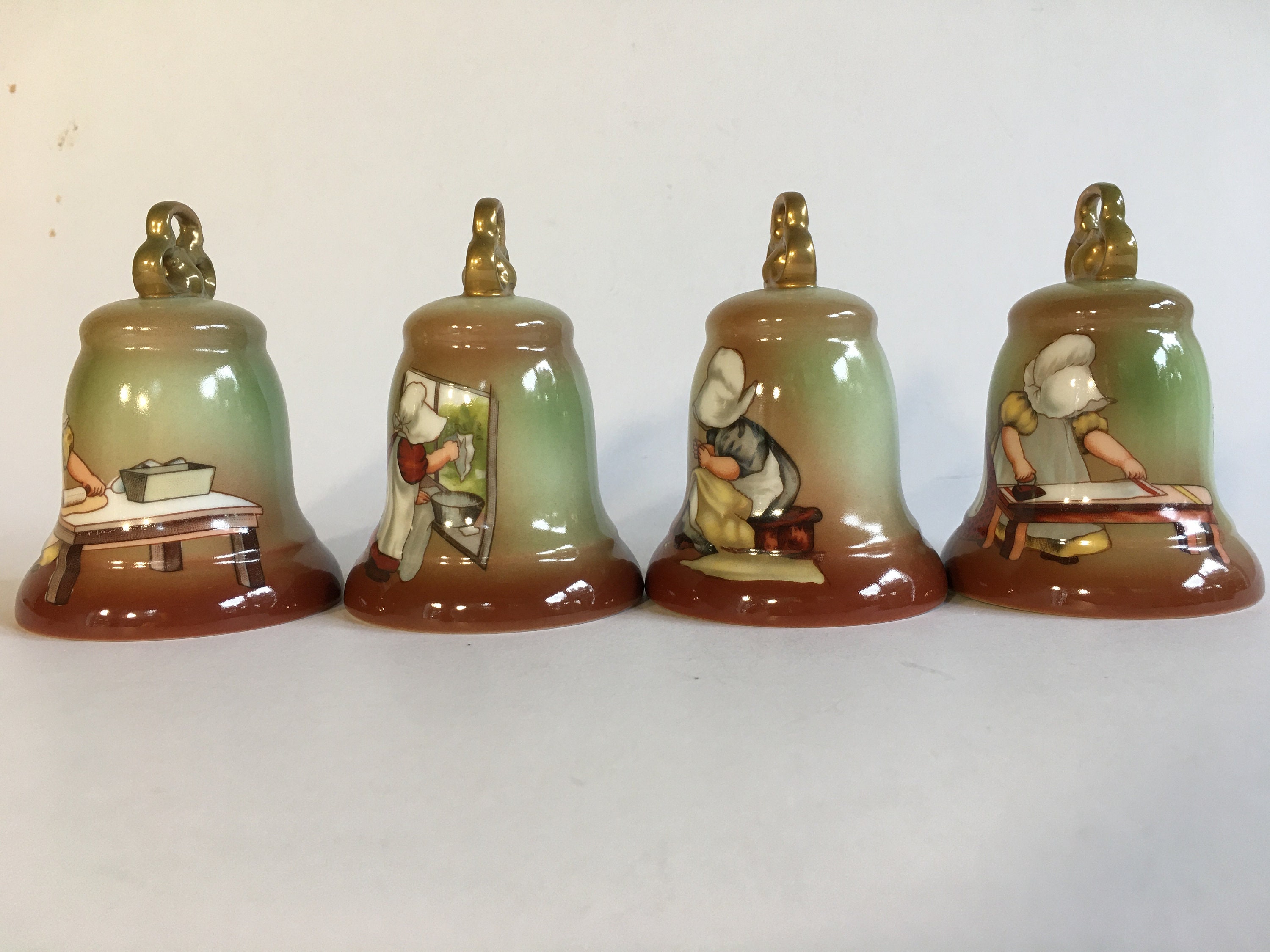 Vintg BABIES BELLS Royal Bayreuth Days of the Week Etsy