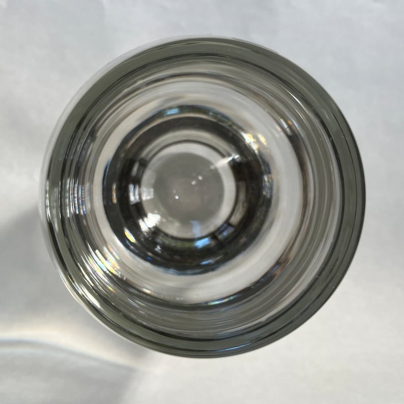 Vintage KROSNO POLAND GLASS Vase 9 H Modernist Crystal Etsy