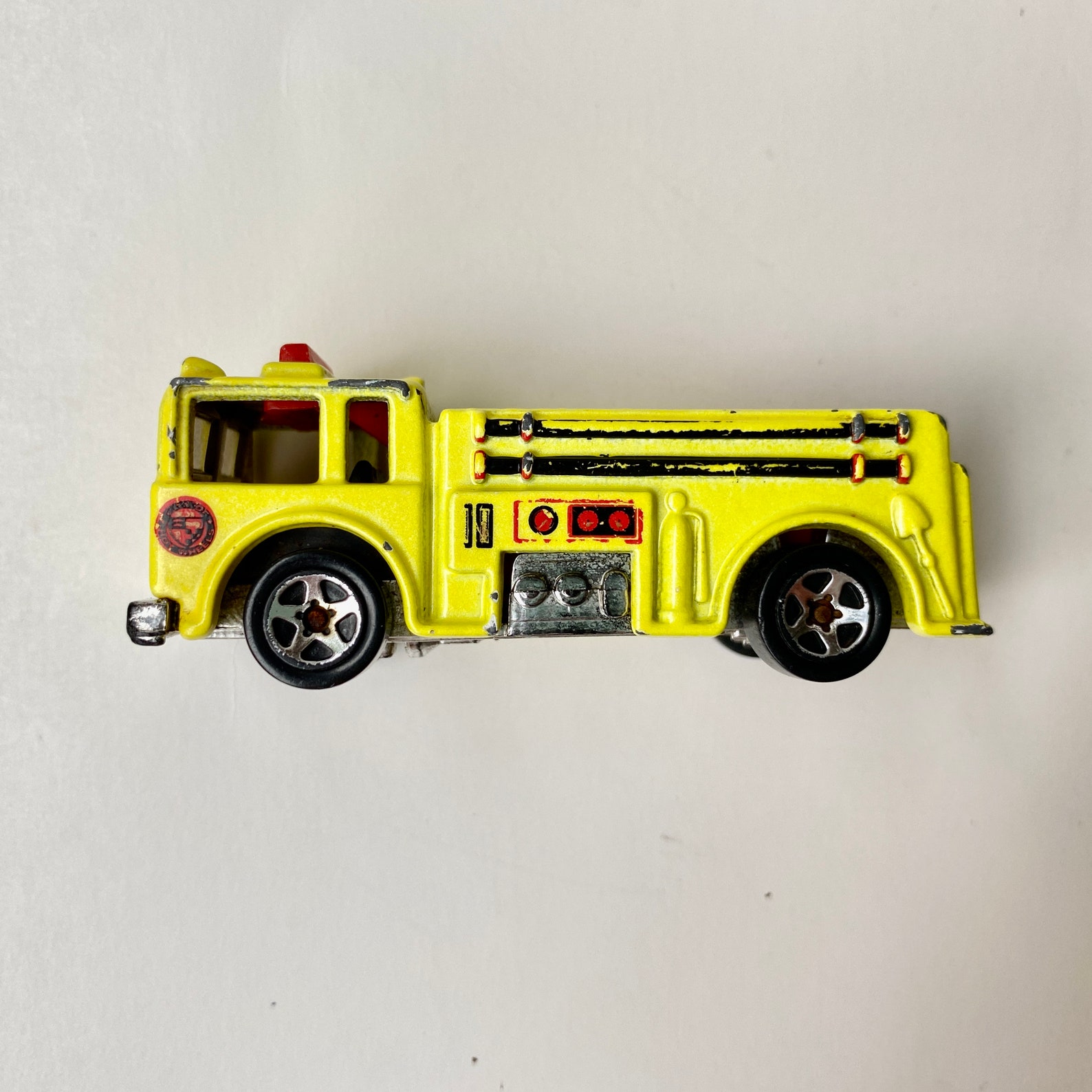 HOT WHEELS 1976 Rescue Fire Truck in Yellow Red Black Die Etsy