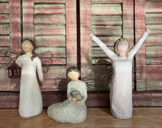 2000 & 2004 WILLOW TREE by DEMDACO Susan Lordi Choice of Angels Hope