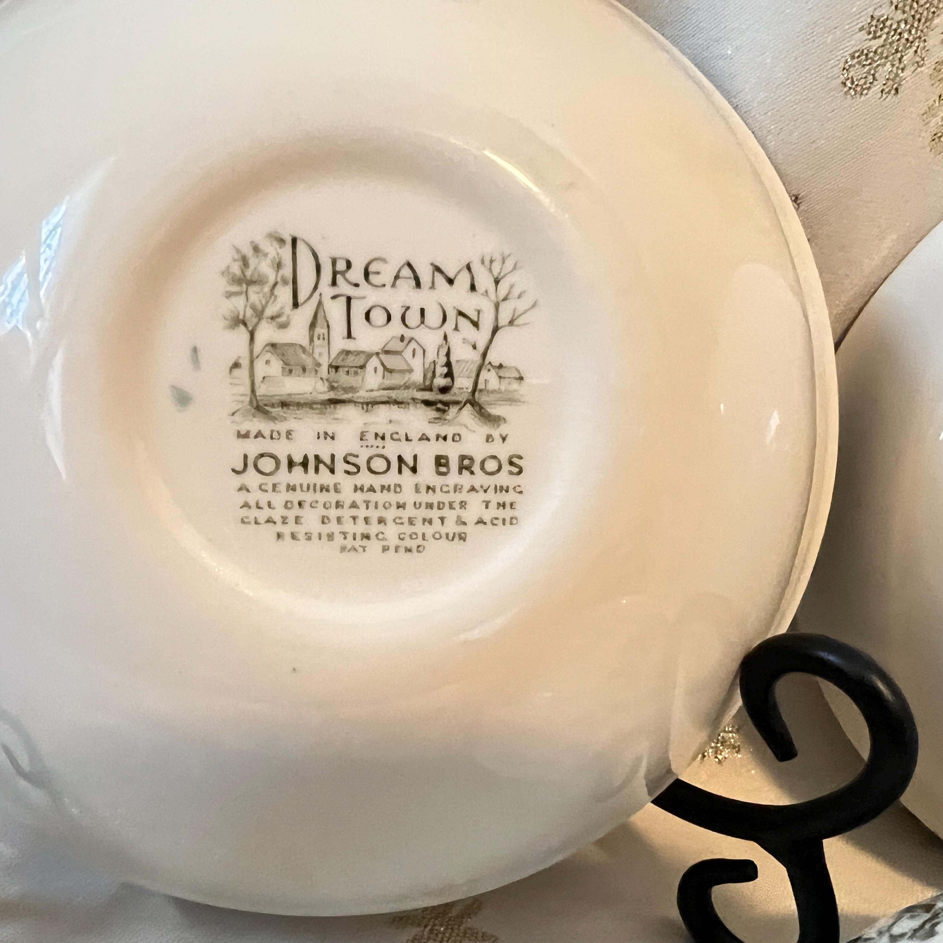 Vintage DREAM TOWN Johnson Brothers Dinnerware, Your Choice: 1