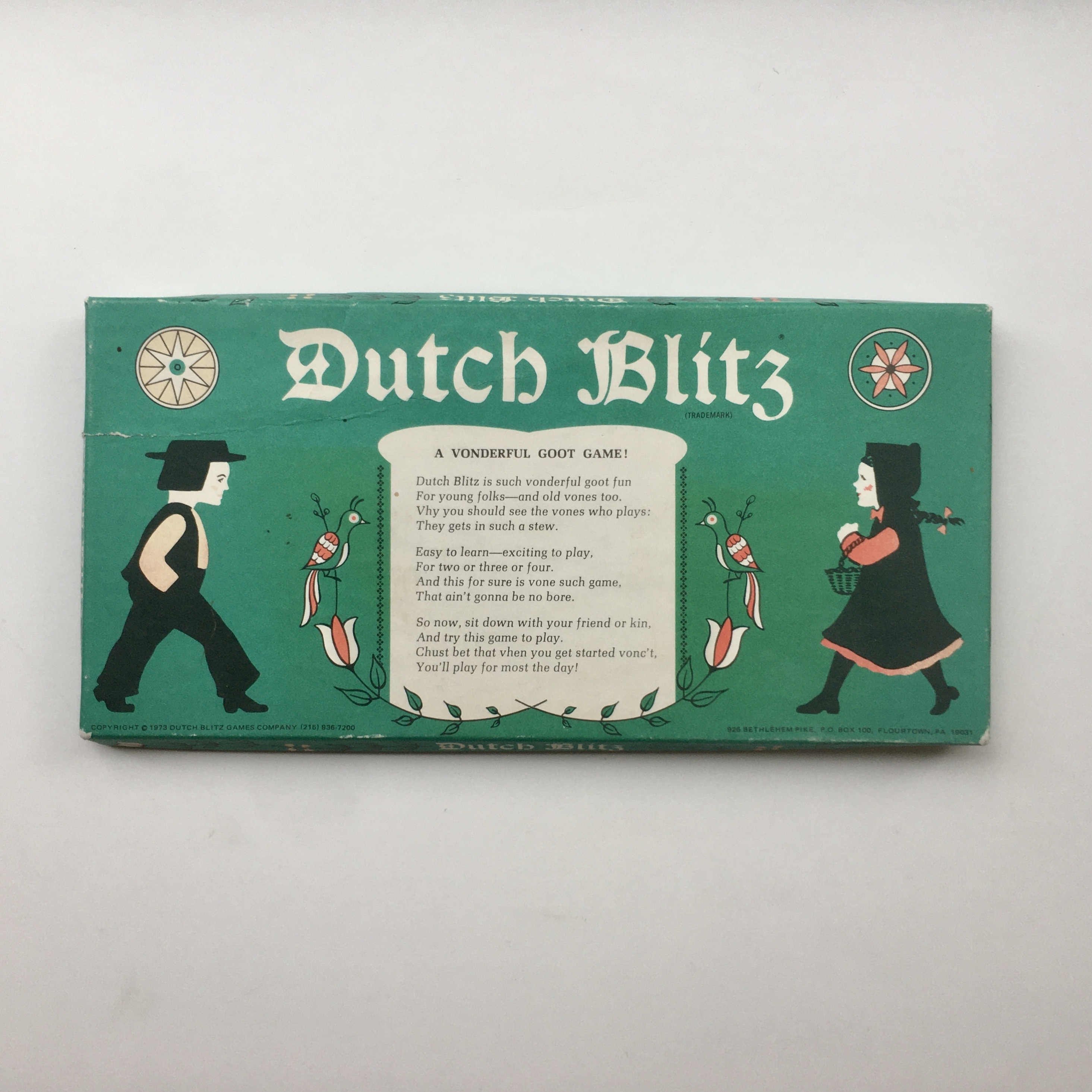 1968 Of 1960 DUTCH BLITZ Card Game Vintag Fast Moving Etsy