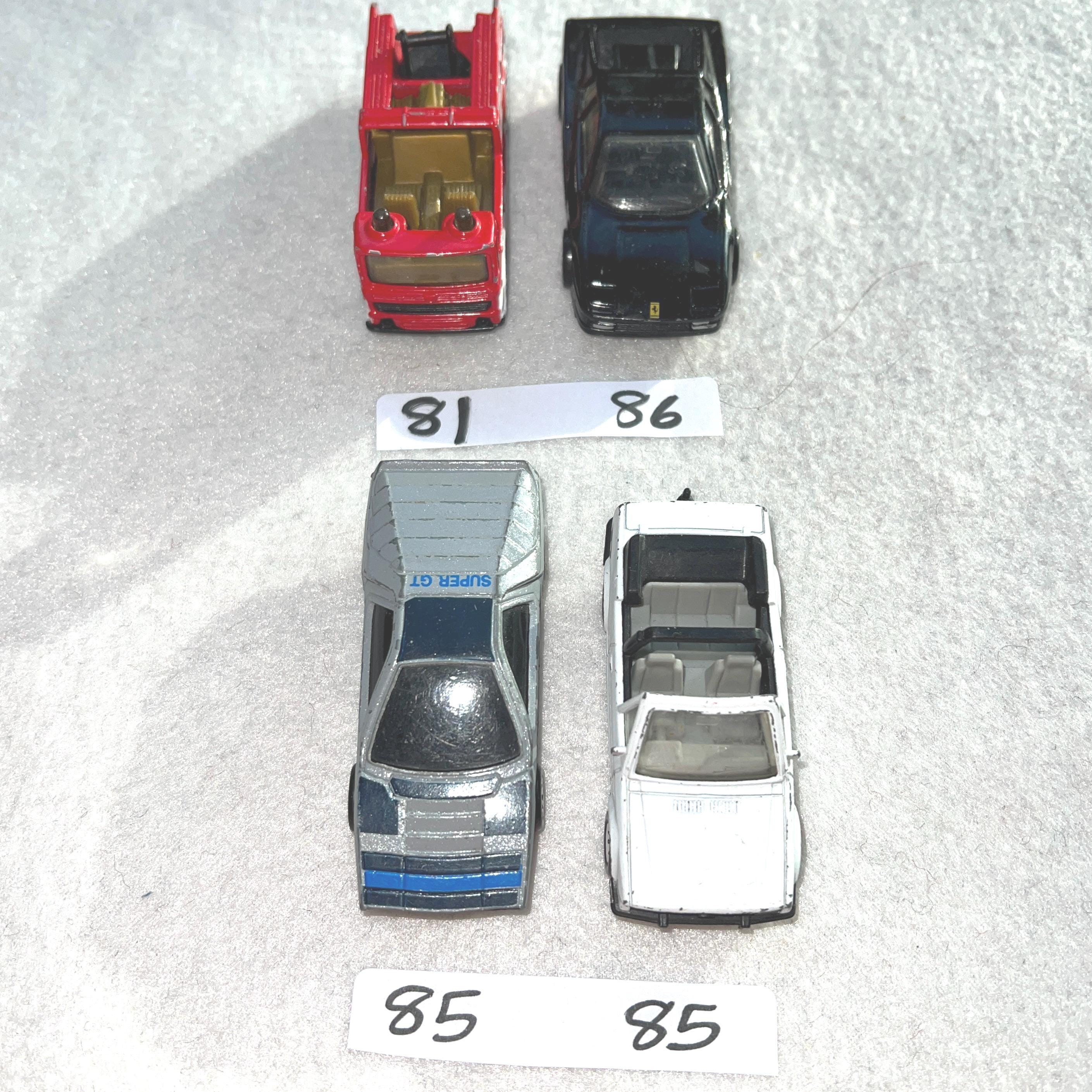 1980s MATCHBOX Set of 4: '81 Snorkel JDFD Fire Rescue Truck '85