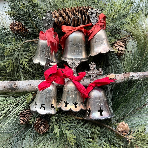 1990s CHRISTMAS BELLS International Silver, 1992 Nutcracker, 1992