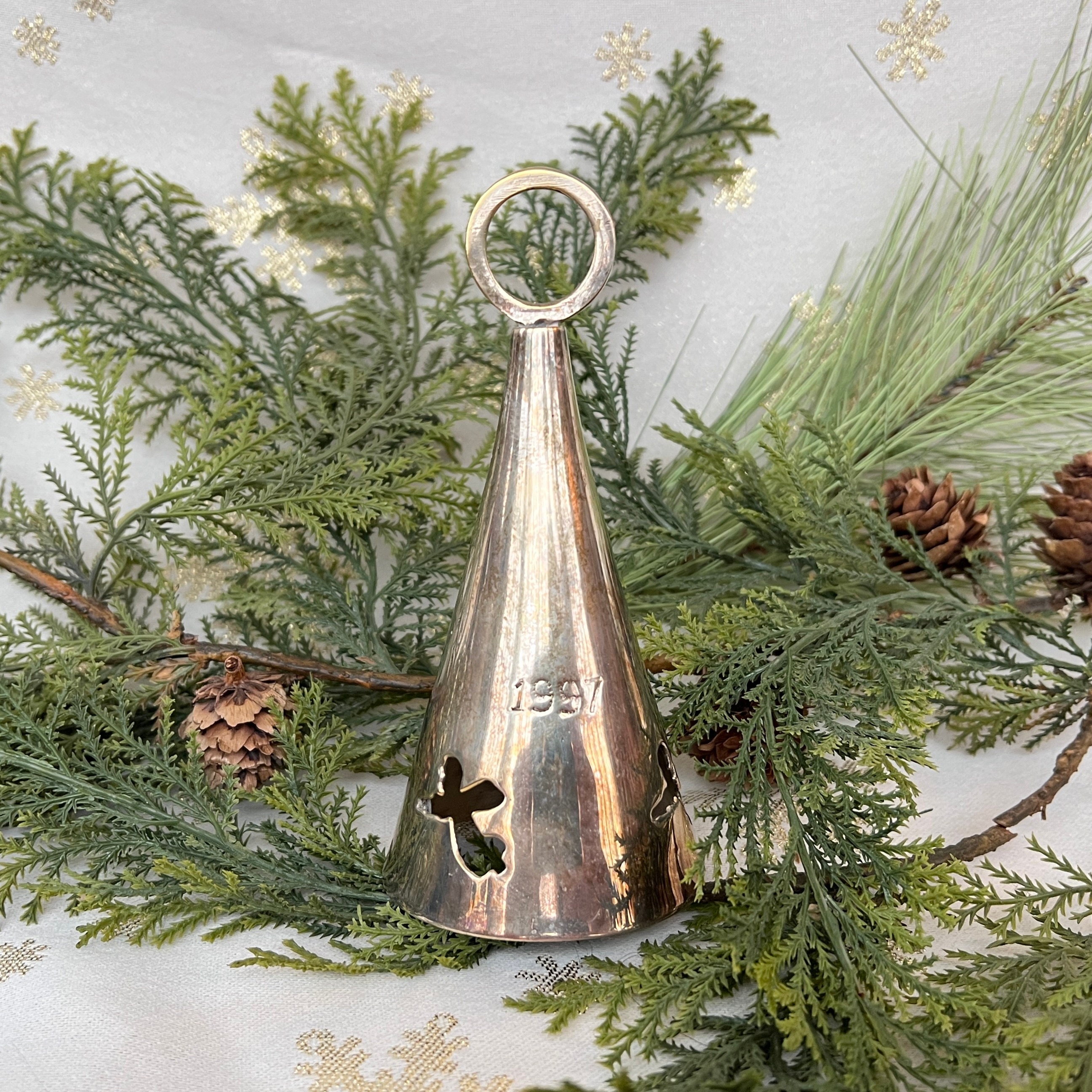 1990s CHRISTMAS BELLS International Silver, 1992 Nutcracker, 1992