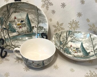 Vintage DREAM TOWN Johnson Brothers Dinnerware, Your Choice: 1