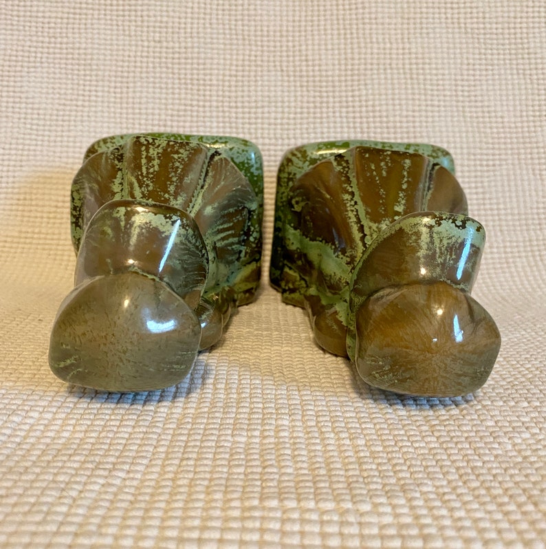1929 COWAN POTTERY Girl Bookends 521 Set of 2 Etsy