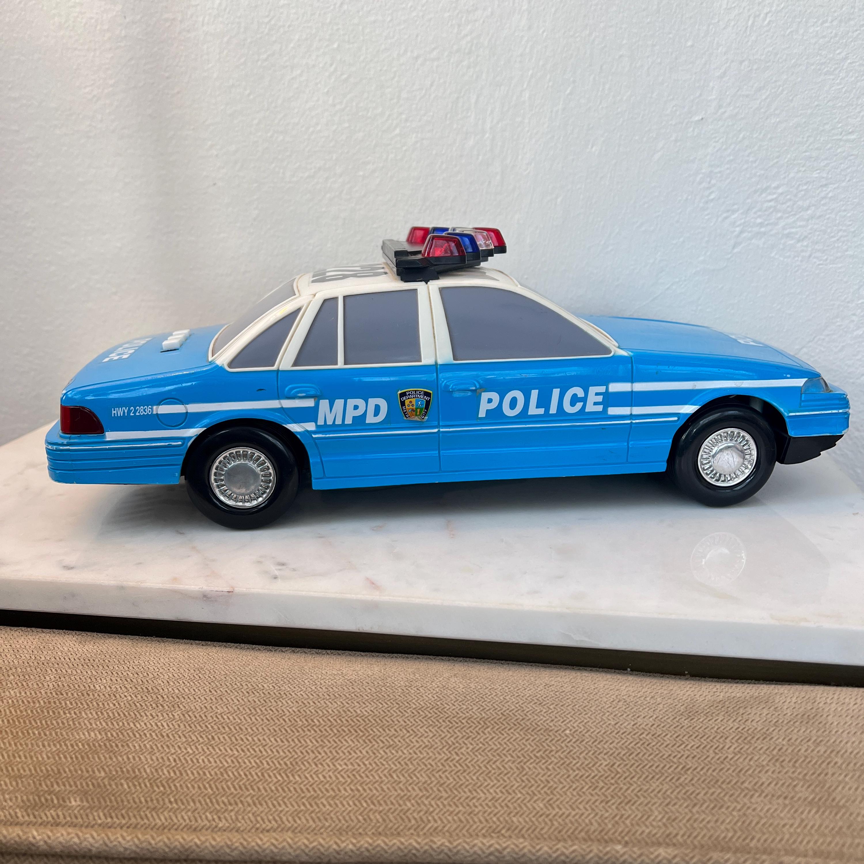Vintage Toy Police Car - Etsy